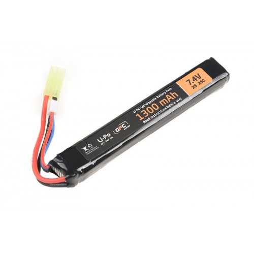 Li-Po 1300mAh 7.4V 25C Battery - Stick